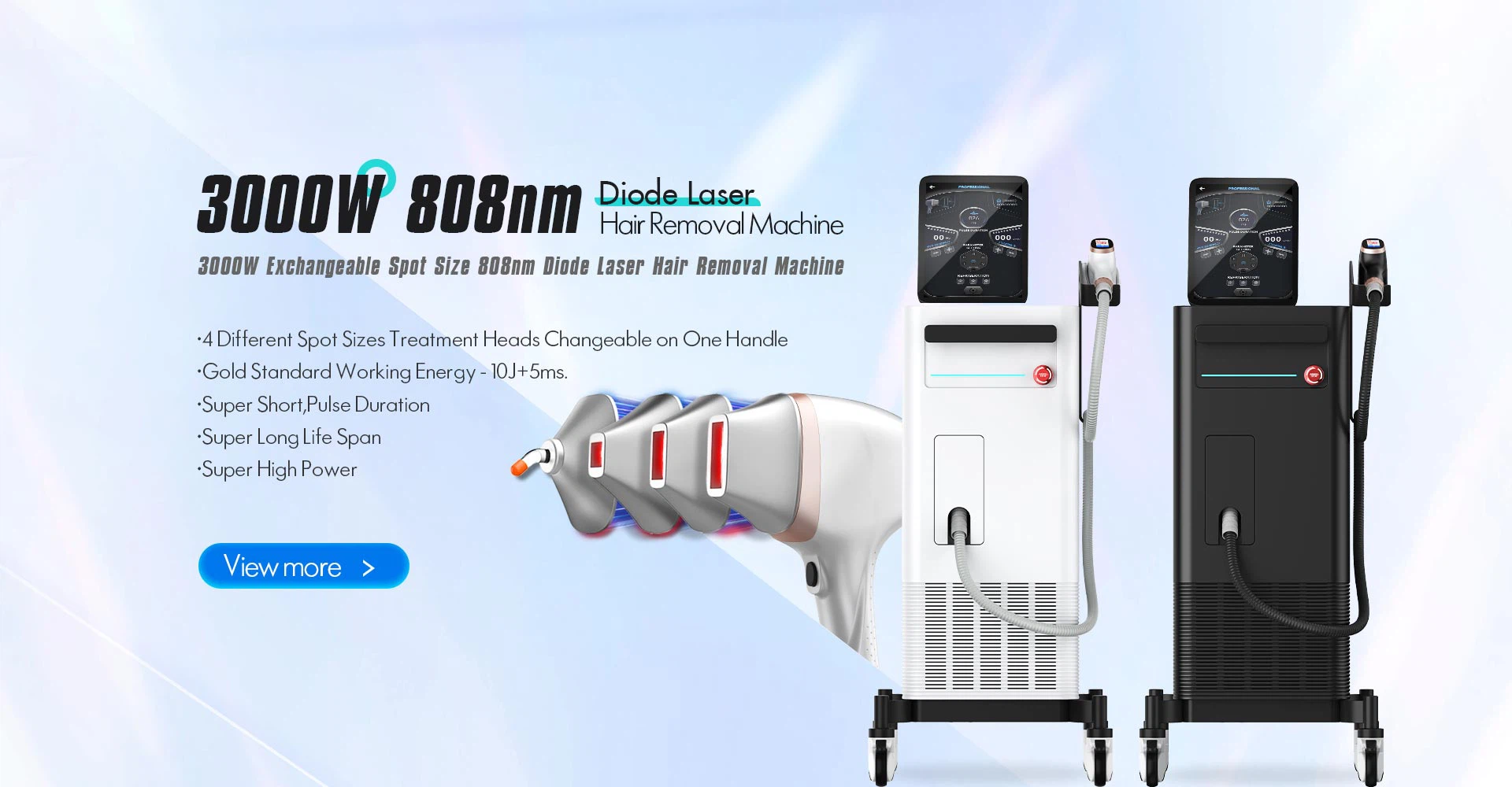 3000W 808nm Diode Laser Hair Removal Machine